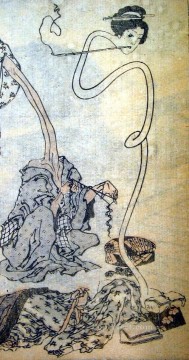rokurokubi Katsushika Hokusai Ukiyoe Oil Paintings